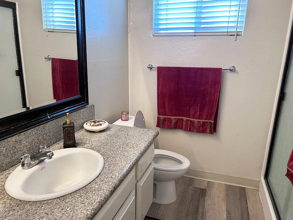 Bathroom With Beautiful Countertops