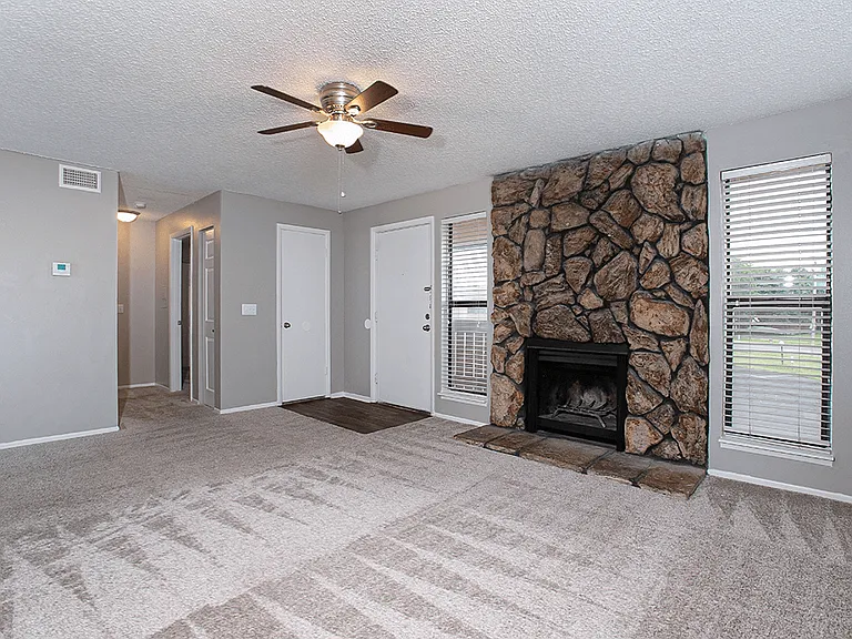Wood-Burning Fireplace