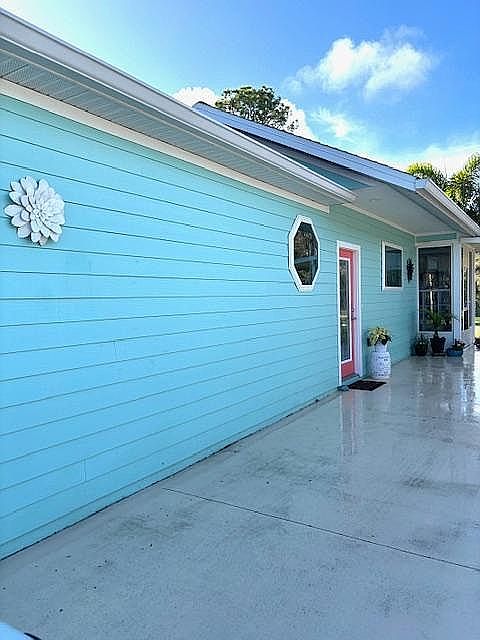 Side entrance