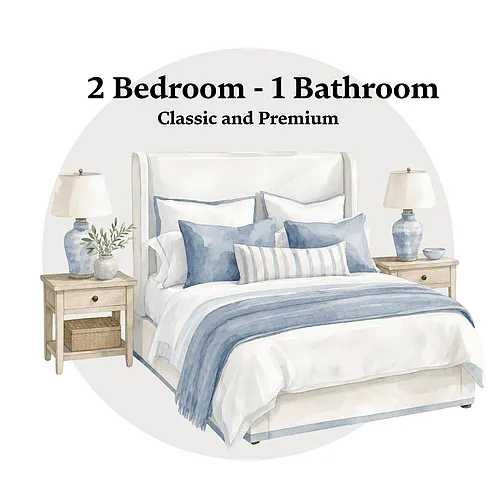 Floor plan 2 Bedroom Classic and Premium