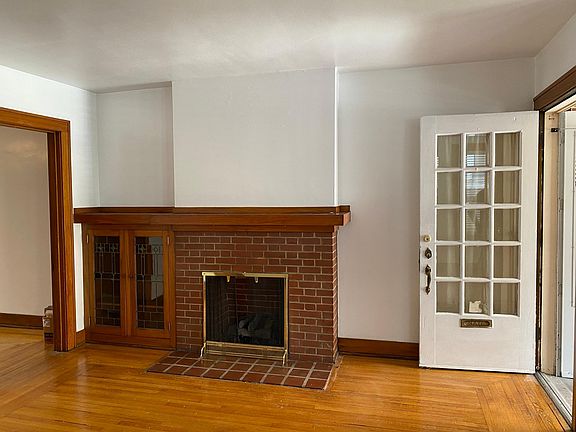 fireplace in living room