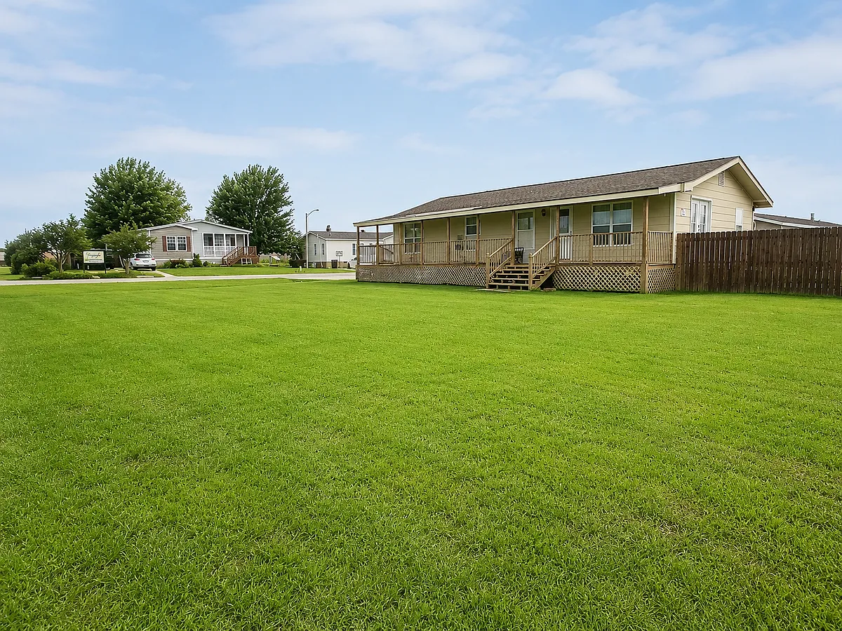 Front View from Bonin Road/furthest corner of property - 100 Windcreek Ln