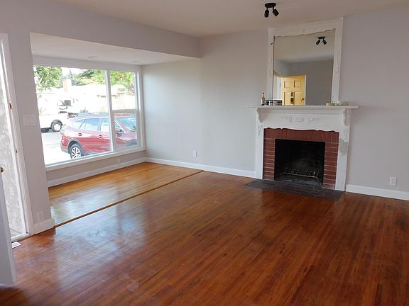 wood burning fireplace, spotlight