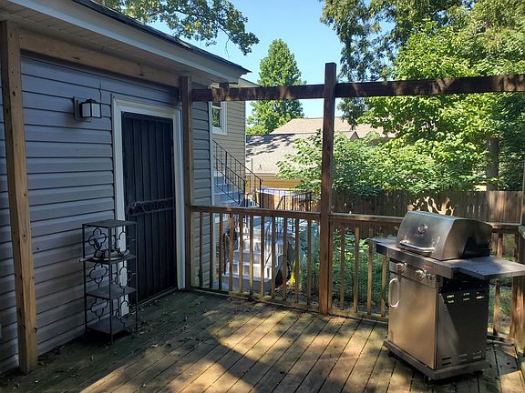 Old Fourth Ward single family rental home backyard view #2