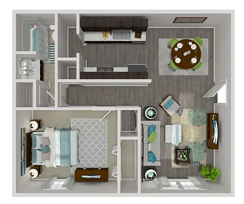 Floor plan 1 Bedroom