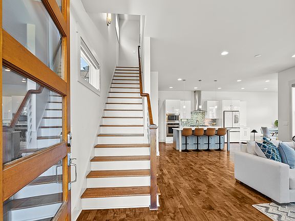 Open concept with bedrooms on the second floor