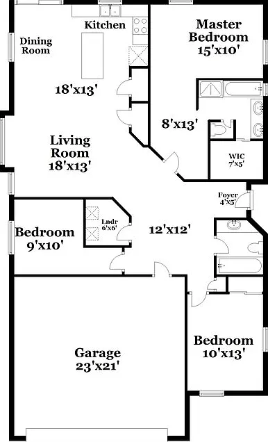 3 bed, 2.0 bath, 1410 sqft, $2,060 — Photo 2