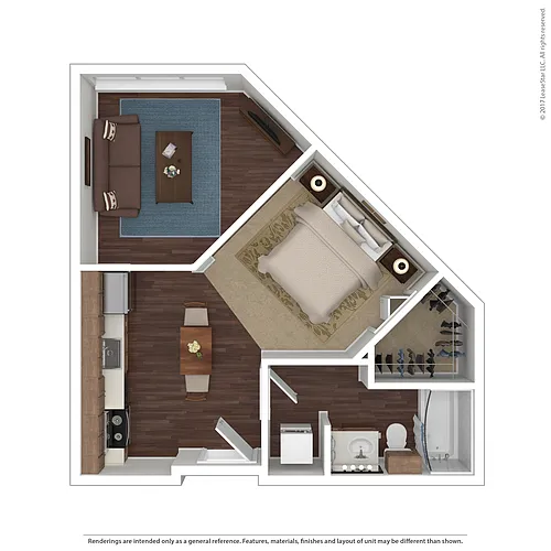 Floor plan Studio A6