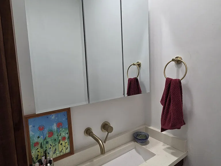 First floor half bath