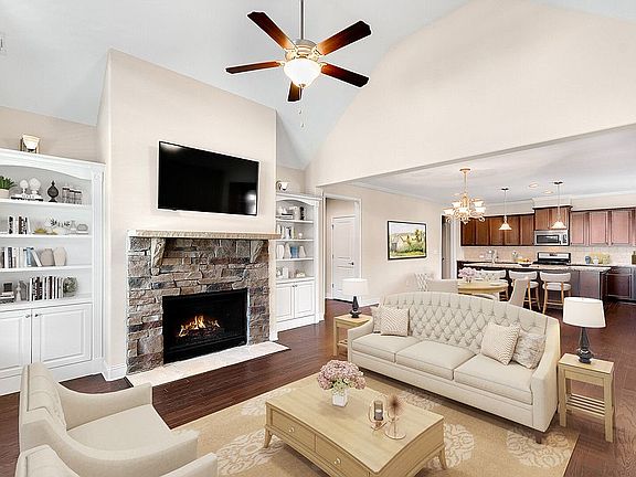 Open concept family room