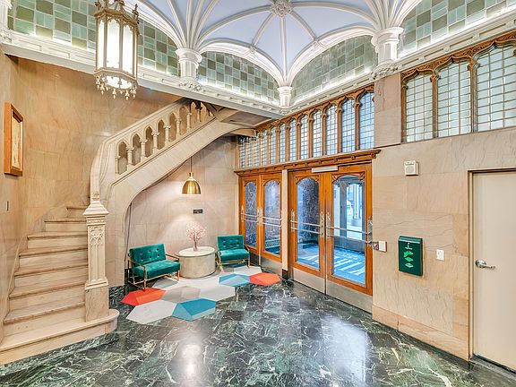 Lobby with historic details