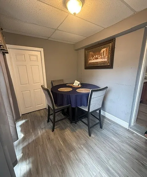 Separate space for dinning room