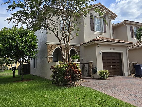 Side view of property