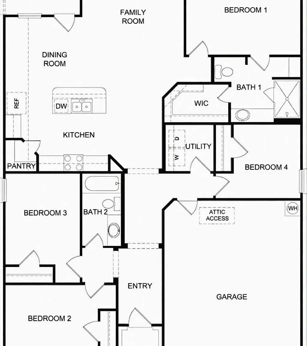 4 bed, 1566 sqft, $2,800 — Photo 2