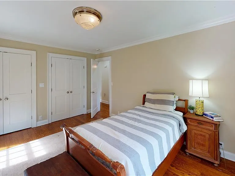Bedroom 1 with dual closets