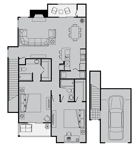 Floor plan J (TwnHm)