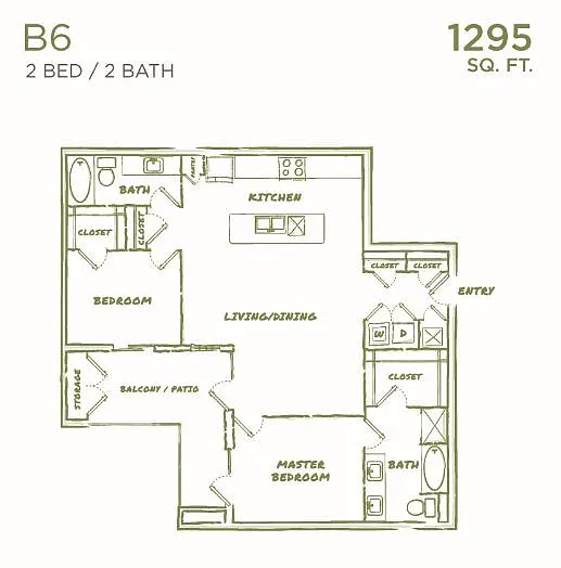 Floor plan B6
