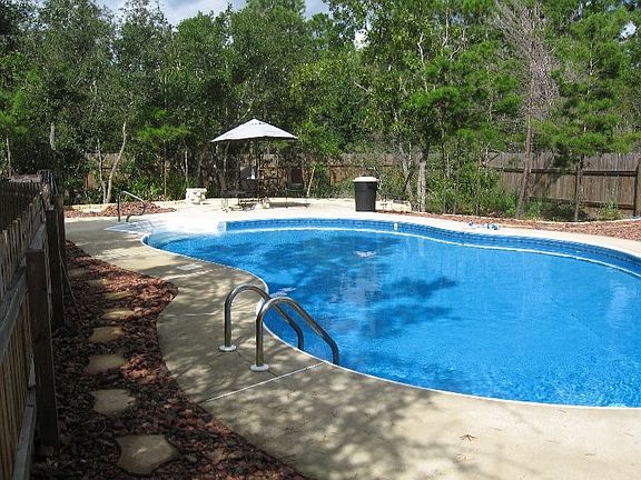 Enjoy a dip in the pool.