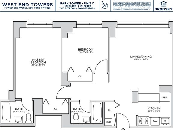 2nd image of 75 W End Ave APT P16d