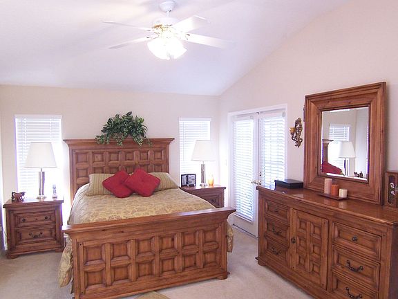 French doors join master & lanai