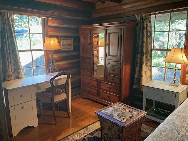 Bedroom 2 desk and armoire