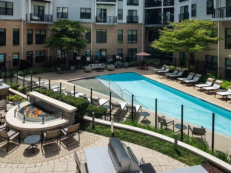 Pool and grill area