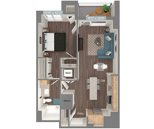 Floor plan A3-718sf-2