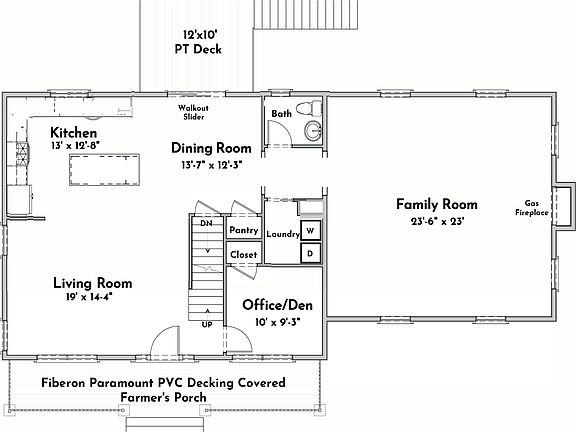 First Floor Plan Subject to Change