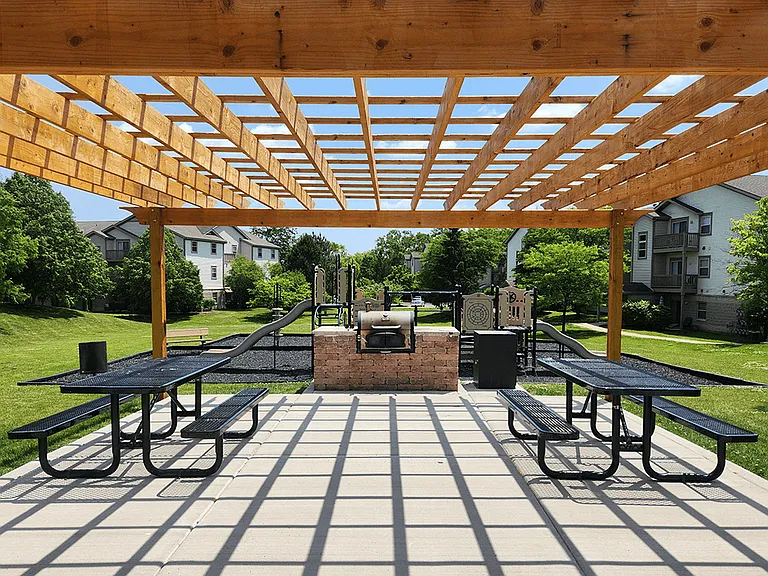 Grilling Station with Outdoor Seating