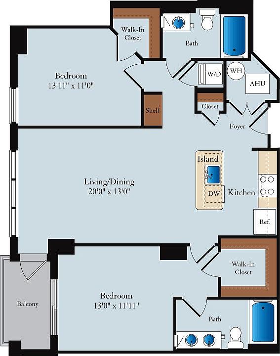2nd image of 1020 N Highland St Unit 412