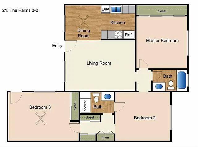 Floor plan Trieste