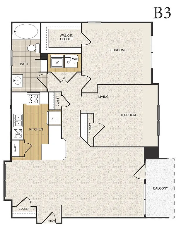 Floor plan B3