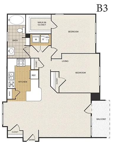 Floor plan B3