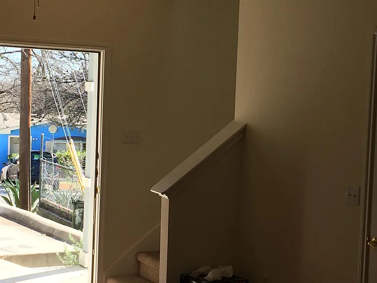 Front door from inside