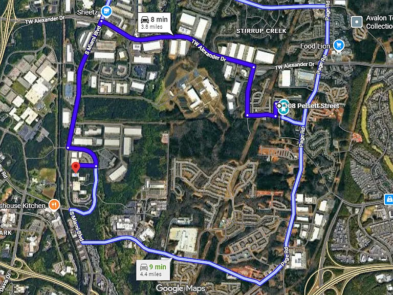 Short commute to major RTP Tech Companies