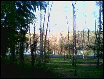 winter view of the James