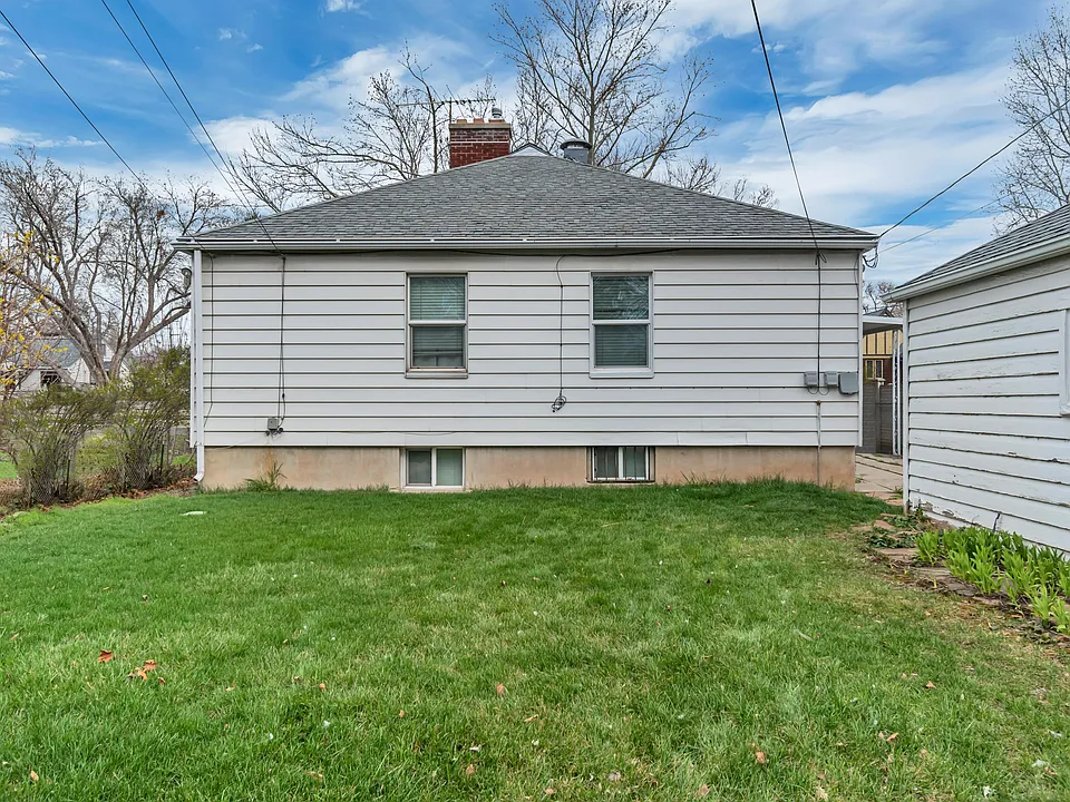 Back view of house.