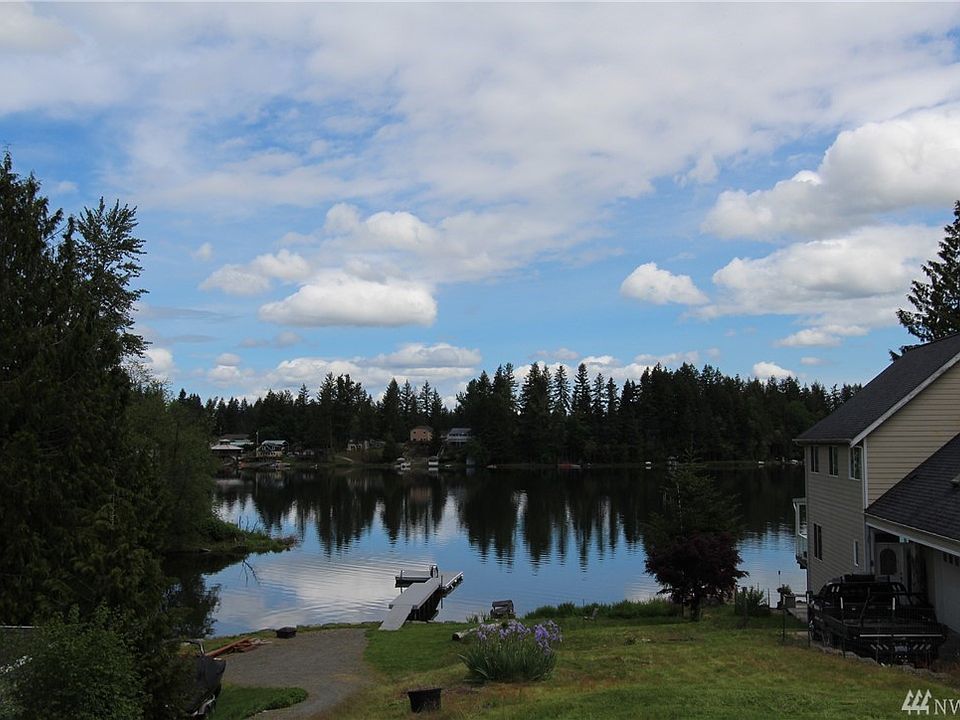 Your view of Lawrence Lake from the covered porch.