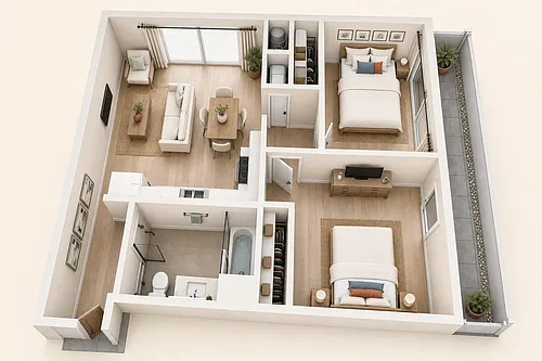 Floor plan Jetty
