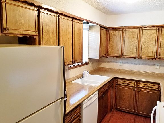 Kitchen comes with a refrigerator, dishwasher and electric r