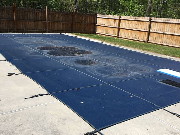 Pool with safety cover