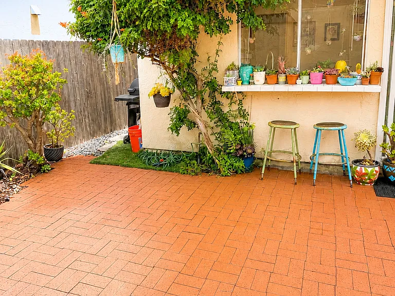patio in yard