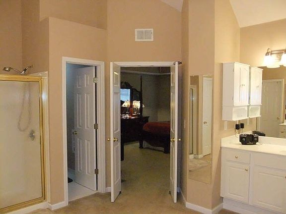 Double doors from Master Bath 