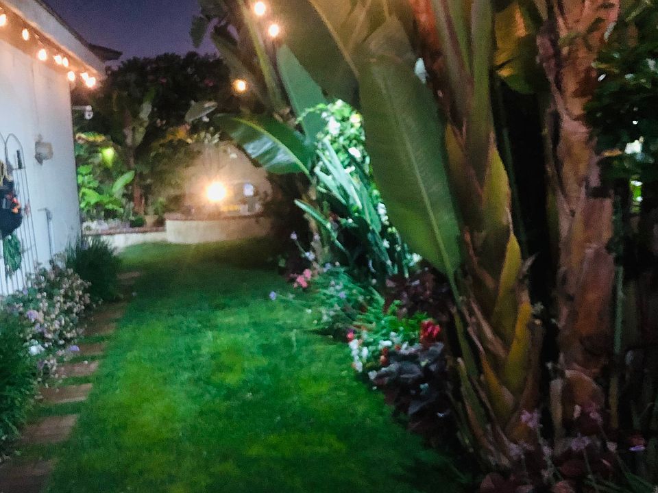 Private access to the end unit. Well lighted at night