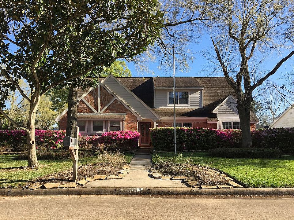 Front view with azaleas