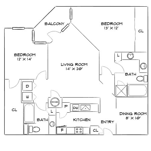 Floor plan Design 2C20