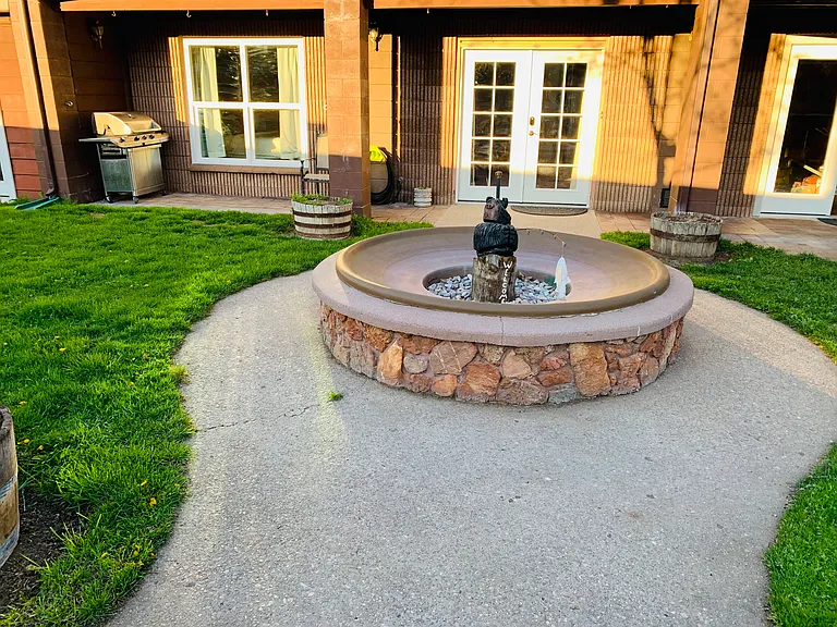 Courtyard with private entrance