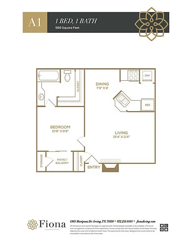 Floor plan A1R