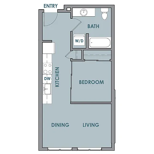 Floor plan Studio B