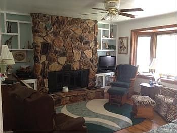 Living Room & Fireplace